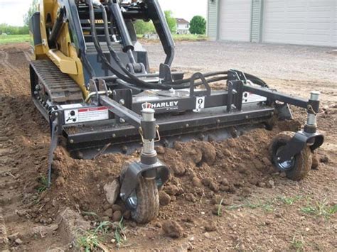 skid steer rock rake rental|harley rake rental near me.